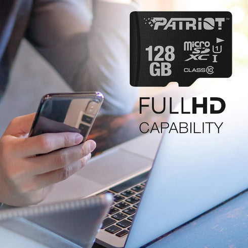 Patriot LX Series Micro SD Flash Memory Card 128GB