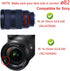 82mm Lens Cap Cover for Nikon Z9 Z7II Z6II Camera Kit NIKKOR Z 24-70mm f/2.8 Lens (2 Pack)