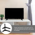 Cabilock Heavy-Duty No-Drill TV Stand - Modern Aluminum Alloy Base for Bedroom