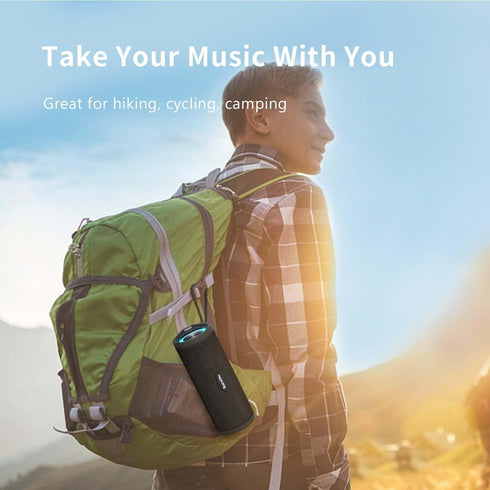 HEYSONG Portable Bluetooth Speaker, IPX7 Waterproof Outdoor Speaker with 40H Playtime for Beach and Camping