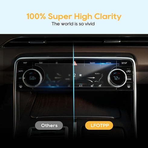 2023 2024 GV80 LFOTPP Car A/C Climate Display Screen Protector for Genesis Auto Accessories Car Infotainment Stereo