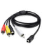 VMC-15FS Replacement AV A/V TV Video Cable VMC-30FS 10Pin AV TV-Out 3RCA