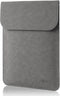 Allinside 13" Laptop Sleeve Compatible with MacBook Air 13 2018-2024 / MacBook Pro 13 2016-2024, Synthetic Leather, Gray