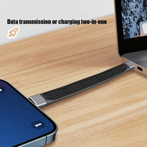 USB C Cable Short 0.4ft, MFi Certified Lightning Cable for 30W Fast Charging, Compatible with iPhone 14/14 Pro/13/12/11