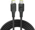 InstantConnect USB-C to USB-C 100W PD Ultra-Fast Charging Cable for USB-C Devices - Black 5 Feet