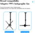 TIKATARER 3D 15. 5 24 Inches Holographic Projection Bracket, Advertising Hologram Fan Hologram Fan Desktop Stand