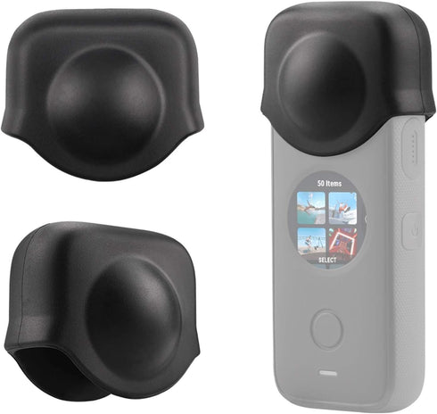 214 Lens Cap, Compact Silicone Durable Detachable Protective Cover for Insta360 ONE X2 Camera, Antislip, Dropproof,