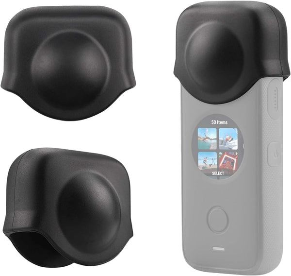 214 Lens Cap, Compact Silicone Durable Detachable Protective Cover for Insta360 ONE X2 Camera, Antislip, Dropproof,