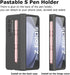 Stylus Pen & S Pen Holder for Samsung Galaxy Z Fold 6 / Z Fold 5 Case, Adhesive Z Fold 6/5 S Pen Holder Slim Stylus