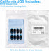 (8 Pack) 0.03 inch California JOS Webcam Cover Ultra Thin Laptop Camera Cover Slide for iPhone iPad MacBook Pro