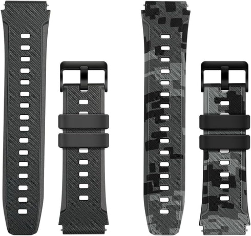 Smart Watch Band 22mm 2 Pack Replacement for AMAZTIM M2/T2, Compatible with KOSPET Tank M2/T2