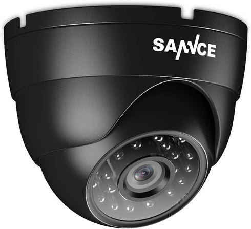 SANNCE 1080p CCTV Security Camera, Dome Surveillance Camera with 100ft Night Vision, IP66 Waterproof for DVR