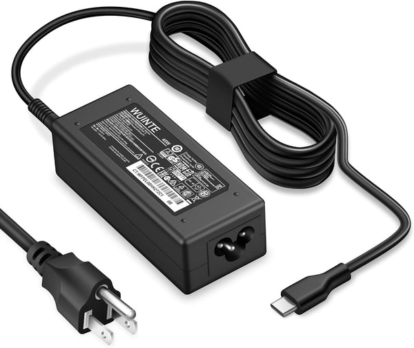 WUINTE USB C Laptop Charger Compatible with HP Dell Lenovo Asus Acer Samsung