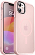 MOCCA Magnetic iPhone 12/12 Pro Case, Compatible with MagSafe, Slim Shockproof Translucent Protective Case