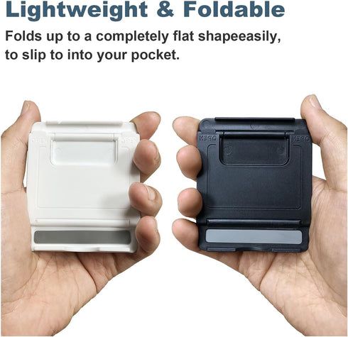 POQOD 2 Pack 15 14 13 12 11 8, Cell Phone Stand, Foldable Phone Holder for Desk Compatible with Phone Pro Xs Xs Max Xr