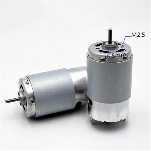 ILQMEHV 1pc RS-390PH-22145 390 2.3mm 12V 14.4V 18V 24V 10300RPM 28mm Micro Motor Dual Shaft Mini Electric Motor DIY Toy