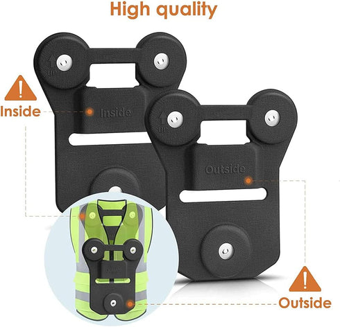 MM CAMMPRO Magnetic Mount for Body Camera, Universal Wearable Clip for All Brand Body Cameras