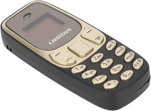 Jectse Mini Phone, Small Bluetooth Phone with Dual SIM, Unlocked Cell Phone with Voice Changer (Black and Gold)