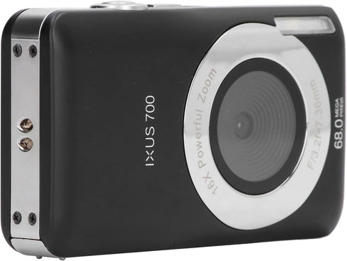 Small Digital Camera, Beauty Filter 16X Zoom Compact for Photo and Video, 750mAh Battery for Teens