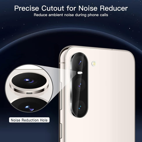 JETech 2-Pack Privacy Screen Protector for Samsung Galaxy S23 5G 6.1" with Camera Lens Protector, Anti-Spy Glass.