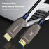 LAiDEWEiSi 8K 2.1 48Gbps 8K60Hz/4K144Hz 3D Dolby PS5, 4K/8K (32ft/10m) Fiber Optic HDMI Active Optical Cable