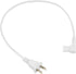 19.5in Power Cord 2-Pack for Sonos One, One SL, Play-1 Speakers - Short White Power Plug Cable