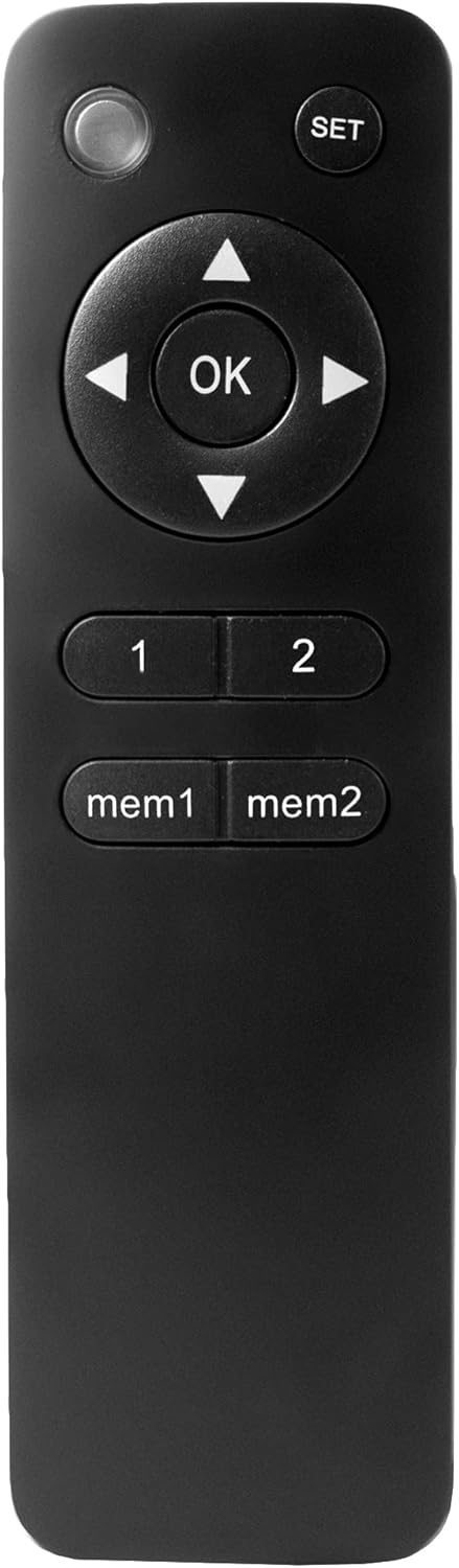 VIVO RF Remote for Electric Motorized TV Mounts - 2 Memory Settings, Wide Operating Range, Batteries Not Included, Black