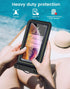 IP68 Waterproof Phone Case for iPhone 14/13/12/11 Pro Max & Samsung Galaxy - 2 Pack Floating Beach Essentials.