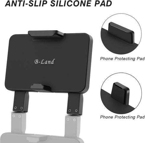 B-Land Phone Holder for Gooseneck Stand, Universal Mobile Phone Mount Clamp