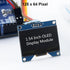 MELIFE 4pcs 1.54 Inch I2C 128x64 SSD1309 OLED IIC Display Module, Pixel Driver Self-Luminous OLED Screen Board