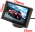 BW 4.3 inch TFT LCD Digital Car Rear View Monitor with 360 Swivel Stand for Backup Cameras