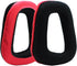 Ear Pads Replacement for Logitech G35 G935 G933S G933 G930 G635 G633S G633 G533 G433 G432 G431 G430 G332 G233 G231 G230 Gaming Headset by MMOBIEL - Mesh Fabric Ear Pad Cushions Earpads - Red/Black