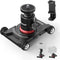 NEEWER Camera Slider Dolly with Ball Head & Phone Clamp, 4 Wheeled Tabletop Dolly for DSLR and Smartphones