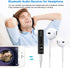 Upgraded Bluetooth Aux Adapter, KINDRM Bluetooth 5.0 Stereo Audio Receiver, Mini Portable 3.5mm Wireless Adapter