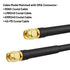 SMA Male Crimp Connector, Plug for RG8X, LMR240, KMR240, 4D-FB, CNT240, RG8 Mini Coax Cable, Pack of 10