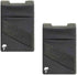 LIFESTYLE DESIGNS The StickyWallet, Premium Spandex Stick-on Phone Wallet Card Holder, Unique Double Pocket Design