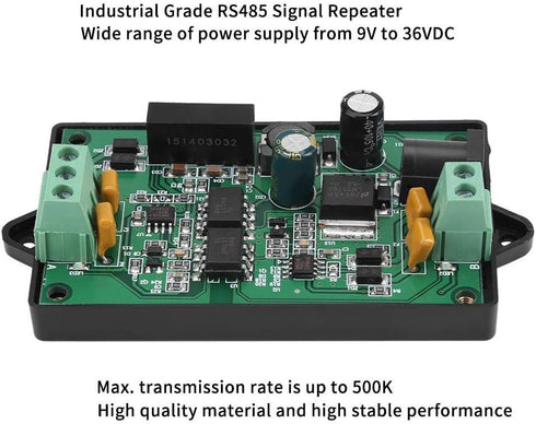 RS-485 Repeater, Industrial Grade Amplifier Isolated Converter for Attendance Machine, IC Card Charging System