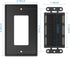 Iwillink Brush Wall Plate (2 Pack), Cable Pass Through Insert for Wires, Single Gang Access Strap for HDTV