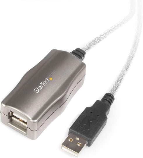 StarTech.com 16 ft USB 2.0 Active Extension Cable - M/F - USB