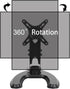 Seaigle 10-27 Inch 18 lbs, 75x75 100x100 mm TV Monitor Stand for Screens, Free Standing Desk Mount with Tilt