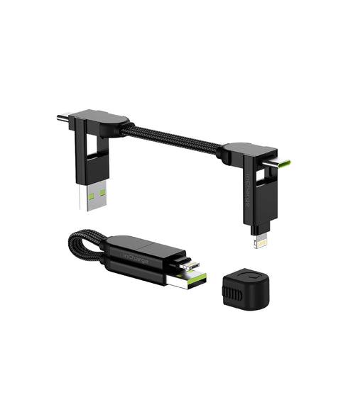 Rolling Square inCharge X - USB C Charger Cable, Lightning Cable for