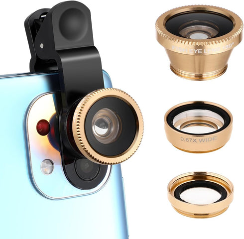 ULTECHNOVO Phone Camera Lens Macro Lens for Fisheye Camera Magnetic Earbuds Phone Accessories