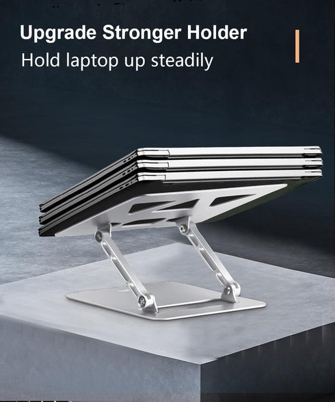 Aoviho 10-15.6 inch, Adjustable Laptop Stand for Desk,Portable Laptop Stand Holder and Riser,Foldable Aluminum Notebook