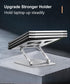 Aoviho 10-15.6 inch, Adjustable Laptop Stand for Desk,Portable Laptop Stand Holder and Riser,Foldable Aluminum Notebook
