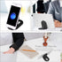 Cell Phone Stand for Desk, 6 Pack Black Portable Foldable Desktop Holder, Adjustable Universal Multi-Angle Cradle