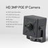 Revotech HD 3MP Mini Security POE IP Camera, 3.7 mm Pinhole Small Indoor Camera for Remote View CCTV Video