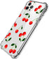 ZHEGAILIAN Case Compatible with iPhone 11 Pro Max, Cherry Pattern Clear Anti-Scratch Shockproof Transparent Soft Cover