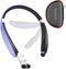 AMORNO Foldable Bluetooth Headphones Wireless Neckband Headset with Retractable Earbuds, Sports Sweatproof