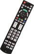 Replacement Remote Control N2QAYB000703 for Panasonic Viera TV Models TC-P50ST50, TC-L42ET5, TC-P55ST50, TC-P55VT50,