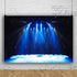 Leowefowa 12x6ft Vinyl Stage Concert Backdrop Spotlight Lights Night Club Photo Background Let's Glow Crazy Theme Party